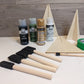 December Inspire Box. Tabletop Wood Trees